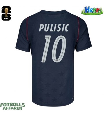 Förenta stater Christian Pulisic #10 Bortatröja VM 2026 Kortärmad